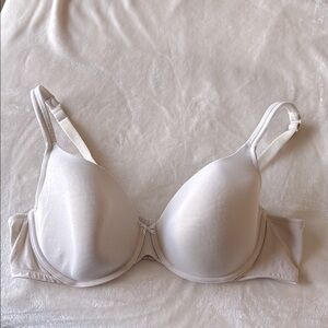 Lane Bryant Cacique Cotton Lightly Lined T-Shirt Underwire Beige Bra 44D